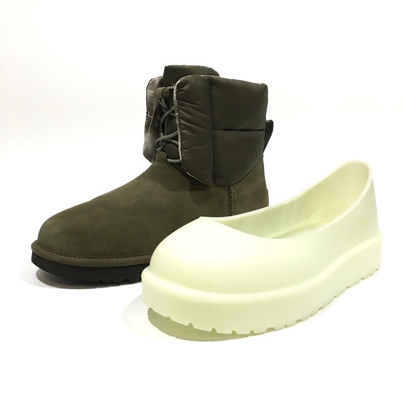 UGG CLASSIC MAXI TOGGLE BOOTS -REMOVABLE GALOSH -BURNT OLIVE GREEN -US 7 -NEW - Picture 2 of 12